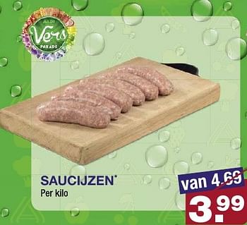 Aanbiedingen Saucijzen - Huismerk - Aldi - Geldig van 17/08/2016 tot 23/08/2016 bij Aldi