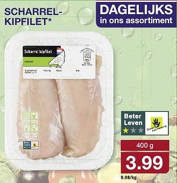 Aanbiedingen Scharrel kipfilet - Huismerk - Aldi - Geldig van 17/08/2016 tot 23/08/2016 bij Aldi