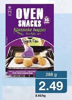 Aanbiedingen Oven snacks klassieke hapjes - Huismerk - Aldi - Geldig van 17/08/2016 tot 23/08/2016 bij Aldi