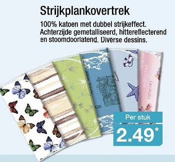 Aanbiedingen Strijkplankovertrek 100% katoen met dubbel strijkeffect - Huismerk - Aldi - Geldig van 17/08/2016 tot 23/08/2016 bij Aldi