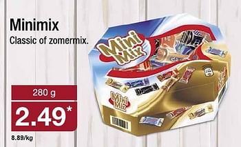 Aanbiedingen Minimix classic of zomermix - Huismerk - Aldi - Geldig van 17/08/2016 tot 23/08/2016 bij Aldi