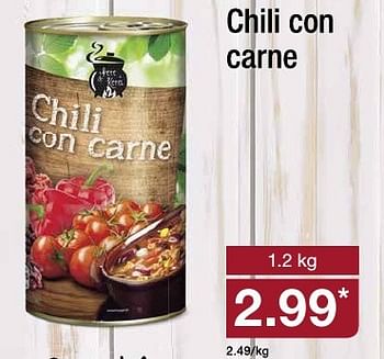 Aanbiedingen Chili con carne - Huismerk - Aldi - Geldig van 17/08/2016 tot 23/08/2016 bij Aldi