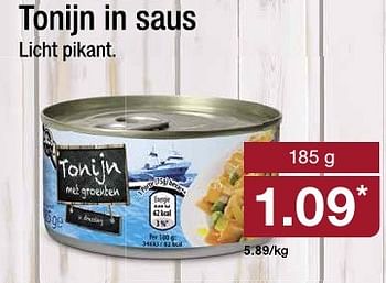 Aanbiedingen Tonijn in saus licht pikant - Huismerk - Aldi - Geldig van 17/08/2016 tot 23/08/2016 bij Aldi