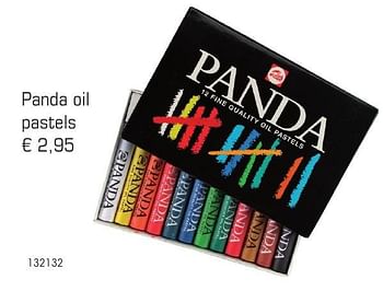 Aanbiedingen Panda oil pastels - Talens - Geldig van 28/08/2016 tot 08/10/2016 bij Multi Bazar