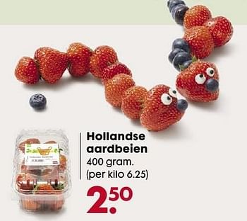 Aanbiedingen Hollandse aardbeien - Huismerk - Hema - Geldig van 15/08/2016 tot 28/08/2016 bij Hema