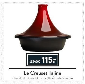Aanbiedingen Le creuset tajine - Le creuset - Geldig van 19/08/2016 tot 01/09/2016 bij Cook & Co