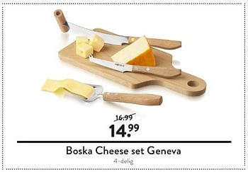 Aanbiedingen Boska cheese set geneva - Boska - Geldig van 19/08/2016 tot 01/09/2016 bij Cook & Co