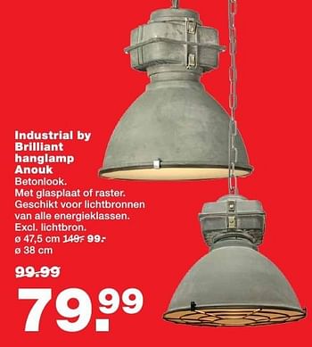 Aanbiedingen Brilliant hanglamp anouk - Brilliant - Geldig van 22/08/2016 tot 28/08/2016 bij Praxis