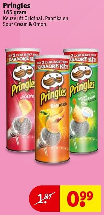 Aanbiedingen Pringles - Pringles - Geldig van 23/08/2016 tot 28/08/2016 bij Kruidvat