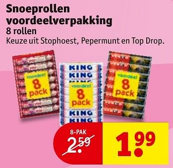 Aanbiedingen Snoeprollen voordeelverpakking - Huismerk - Kruidvat - Geldig van 23/08/2016 tot 28/08/2016 bij Kruidvat