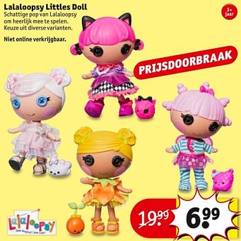 Aanbiedingen Lalaloopsy littles doll - Lalaloopsy - Geldig van 23/08/2016 tot 28/08/2016 bij Kruidvat