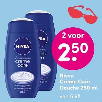Aanbiedingen Nivea crème care douche - Nivea - Geldig van 15/08/2016 tot 28/08/2016 bij da