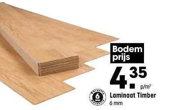 Aanbiedingen Laminaat timber - Huismerk - Kwantum - Geldig van 15/08/2016 tot 28/08/2016 bij Kwantum