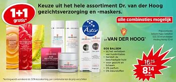 Aanbiedingen Sos balsem balsem hypo sensitive sos en masker healing honey - Dr. Van Der Hoog - Geldig van 23/08/2016 tot 04/09/2016 bij Trekpleister