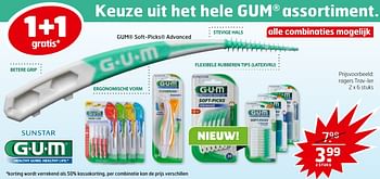 Aanbiedingen Keuze uit het hele gum assortiment ragers trav-ler - Sunstar - Geldig van 23/08/2016 tot 04/09/2016 bij Trekpleister