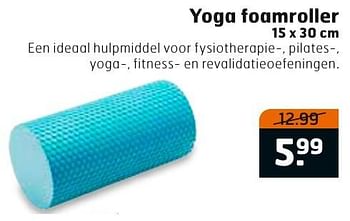 Aanbiedingen Yoga foamroller - Huismerk - Trekpleister - Geldig van 23/08/2016 tot 04/09/2016 bij Trekpleister