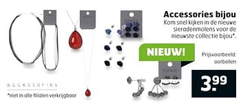 Aanbiedingen Accessories bijou oorbellen - Huismerk - Trekpleister - Geldig van 23/08/2016 tot 04/09/2016 bij Trekpleister