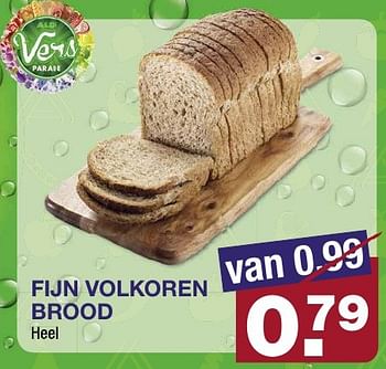 Aanbiedingen Fijn volkoren brood - Huismerk - Aldi - Geldig van 24/08/2016 tot 30/08/2016 bij Aldi