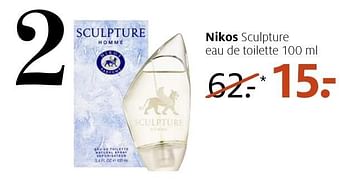 Aanbiedingen Nikos sculpture eau de toilette - Nikos - Geldig van 22/08/2016 tot 11/09/2016 bij Etos