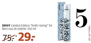 Aanbiedingen Dkny limited edition keith haring for men eau de toilette - DKNY - Geldig van 22/08/2016 tot 11/09/2016 bij Etos