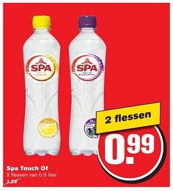 Aanbiedingen Spa touch - Spa - Geldig van 24/08/2016 tot 30/08/2016 bij Hoogvliet