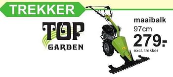Aanbiedingen Top garden maaibalk - Top Garden - Geldig van 29/08/2016 tot 18/09/2016 bij Van Cranenbroek