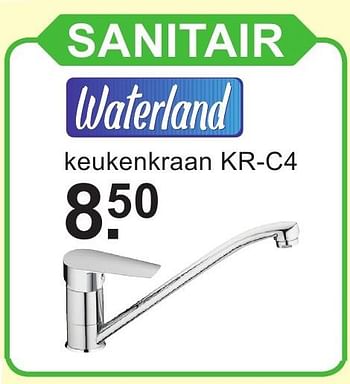 Aanbiedingen Sanitair keukenkraan kr-c4 - Waterland - Geldig van 29/08/2016 tot 18/09/2016 bij Van Cranenbroek