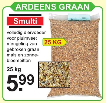 Aanbiedingen Ardeens graan - Smulti - Geldig van 29/08/2016 tot 18/09/2016 bij Van Cranenbroek
