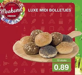 Aanbiedingen Luxe midi bolletjes - Huismerk - Aldi - Geldig van 31/08/2016 tot 06/09/2016 bij Aldi