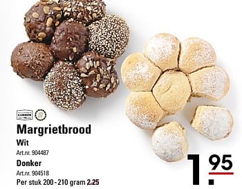 Aanbiedingen Margrietbrood wit - Lamber - Geldig van 25/08/2016 tot 12/09/2016 bij Sligro