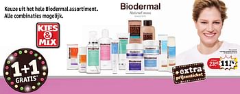 Aanbiedingen Biodermal naturel mooi oog make-up remover, reinigingsmousse - Biodermal - Geldig van 30/08/2016 tot 11/09/2016 bij Kruidvat