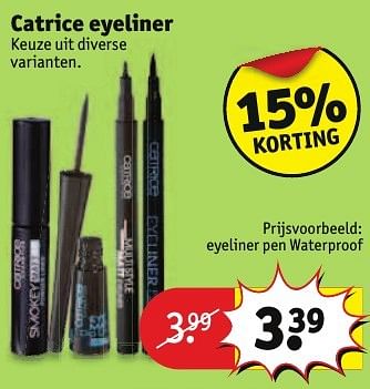 Aanbiedingen Catrice eyeliner - Catrice - Geldig van 30/08/2016 tot 11/09/2016 bij Kruidvat