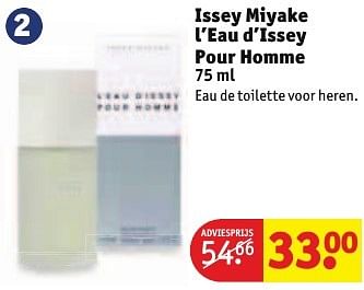 Aanbiedingen Issey miyake l`eau d`issey pour homme - Issey Miyake - Geldig van 30/08/2016 tot 11/09/2016 bij Kruidvat