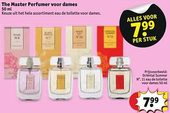 Aanbiedingen The master perfumer voor dames oriëntal summer nº. 11 eau de toilette - The Master Perfumer - Geldig van 30/08/2016 tot 11/09/2016 bij Kruidvat