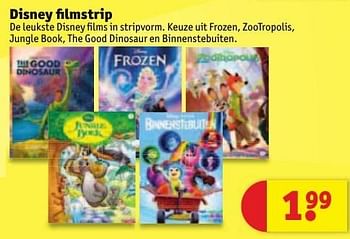 Aanbiedingen Disney filmstrip de leukste disney films in stripvorm - Disney - Geldig van 30/08/2016 tot 11/09/2016 bij Kruidvat