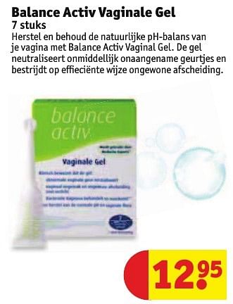 Aanbiedingen Balance activ vaginale gel - Balance Activ - Geldig van 30/08/2016 tot 11/09/2016 bij Kruidvat