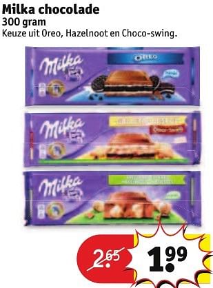 Aanbiedingen Milka chocolade - Milka - Geldig van 30/08/2016 tot 11/09/2016 bij Kruidvat