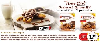 Aanbiedingen Keuze uit choco chip en naturel - Lu - Geldig van 30/08/2016 tot 11/09/2016 bij Kruidvat