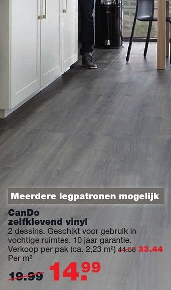 Aanbiedingen Cando zelfklevend vinyl - CanDo - Geldig van 05/09/2016 tot 11/09/2016 bij Praxis