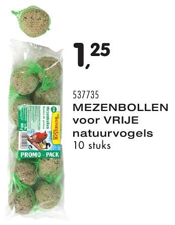 Aanbiedingen Mezenbollen voor vrije natuurvogels - Benelux - Geldig van 13/09/2016 tot 18/10/2016 bij Supra Bazar