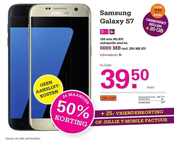 Aanbiedingen Samsung galaxy s7 - Samsung - Geldig van 01/09/2016 tot 18/09/2016 bij Telecombinatie