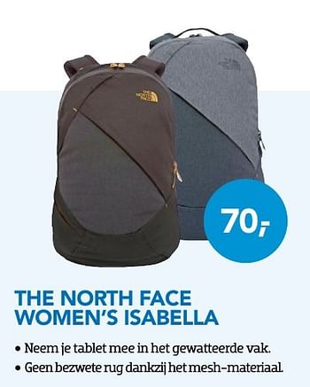 Aanbiedingen The north face women`s isabella - The North Face - Geldig van 01/09/2016 tot 30/09/2016 bij Coolblue