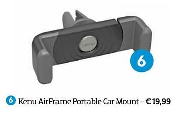 Aanbiedingen Kenu airframe portable car mount - Huismerk - Coolblue - Geldig van 01/09/2016 tot 30/09/2016 bij Coolblue