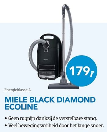 Aanbiedingen Miele black diamond ecoline - Miele - Geldig van 01/09/2016 tot 30/09/2016 bij Coolblue