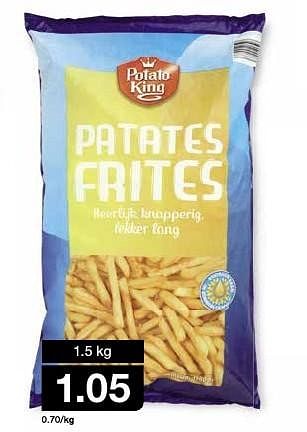 Aanbiedingen Patates frites - Potato King - Geldig van 14/09/2016 tot 20/09/2016 bij Aldi