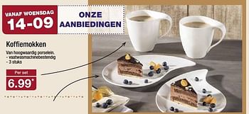 Aanbiedingen Koffiemokken - Huismerk - Aldi - Geldig van 14/09/2016 tot 20/09/2016 bij Aldi