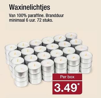 Aanbiedingen Waxinelichtjes - Huismerk - Aldi - Geldig van 14/09/2016 tot 20/09/2016 bij Aldi