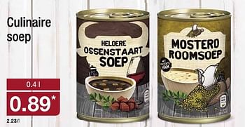 Aanbiedingen Culinaire soep - Huismerk - Aldi - Geldig van 14/09/2016 tot 20/09/2016 bij Aldi