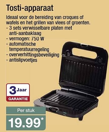 Aanbiedingen Tosti-apparaat - Huismerk - Aldi - Geldig van 14/09/2016 tot 20/09/2016 bij Aldi