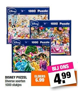 Aanbiedingen Disney puzzel - Disney - Geldig van 12/09/2016 tot 25/09/2016 bij Big Bazar
